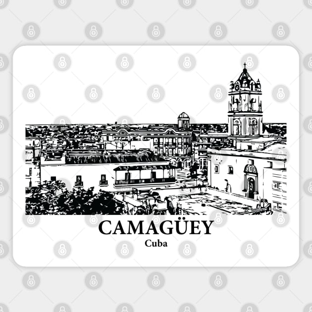 Camagüey - Cuba Magnet by Lakeric